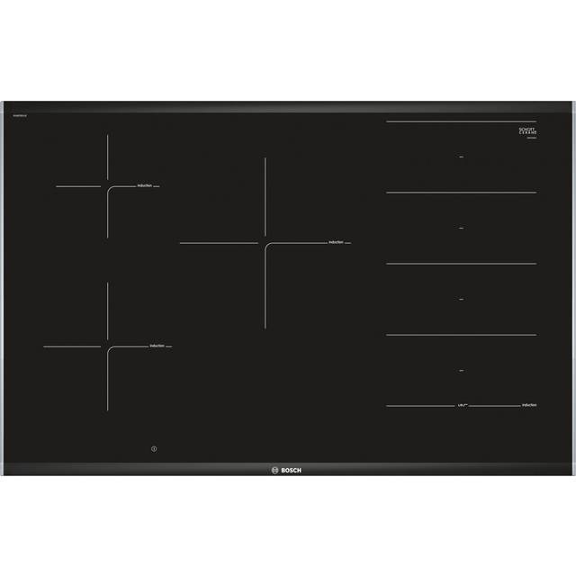 Bosch PXV875DV1E Serie 8 80cm Flexinduction Hob + Free Pan Set
