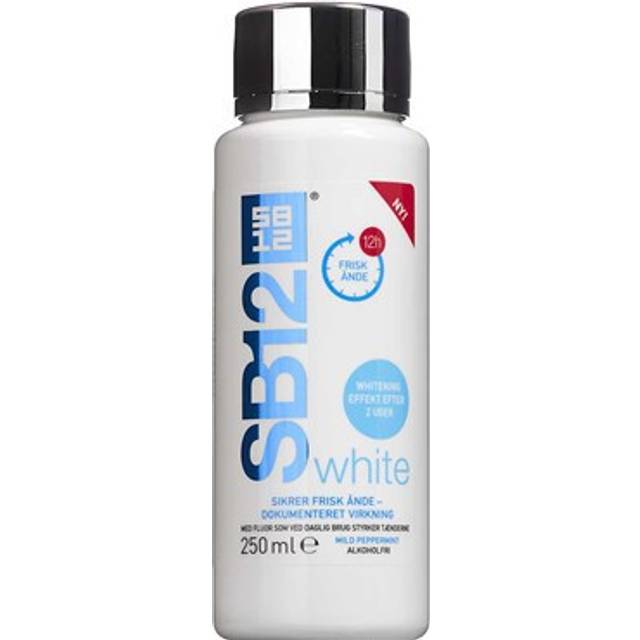 SB12 White munskölj 250 ml