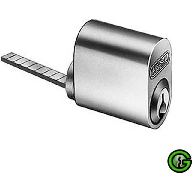 Cylinder 707 lång medbringare (Nickel, Befintlig nyckel)