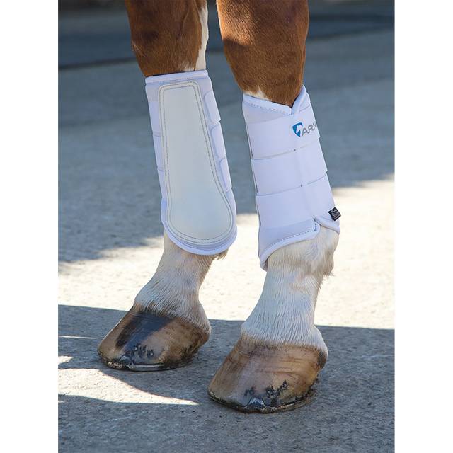 Shires ARMA Neoprene Brushing Boots - Black/Grey / Small Pony