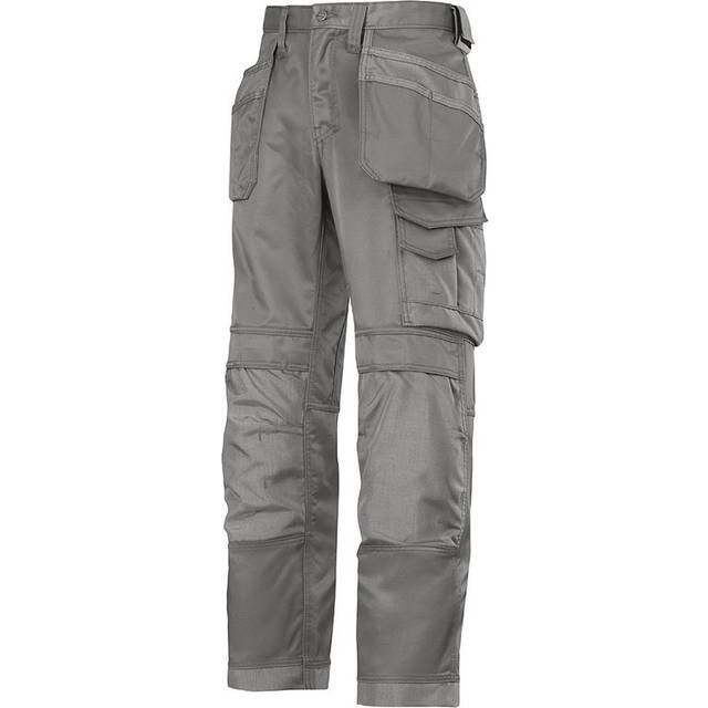 Snickers 3212 Mens DuraTwill Holster Pocket Trousers Black / Grey 30" 28"