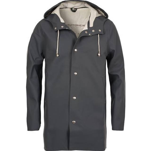 Stutterheim Stockholm Raincoat Unisex Charcoal, XXS