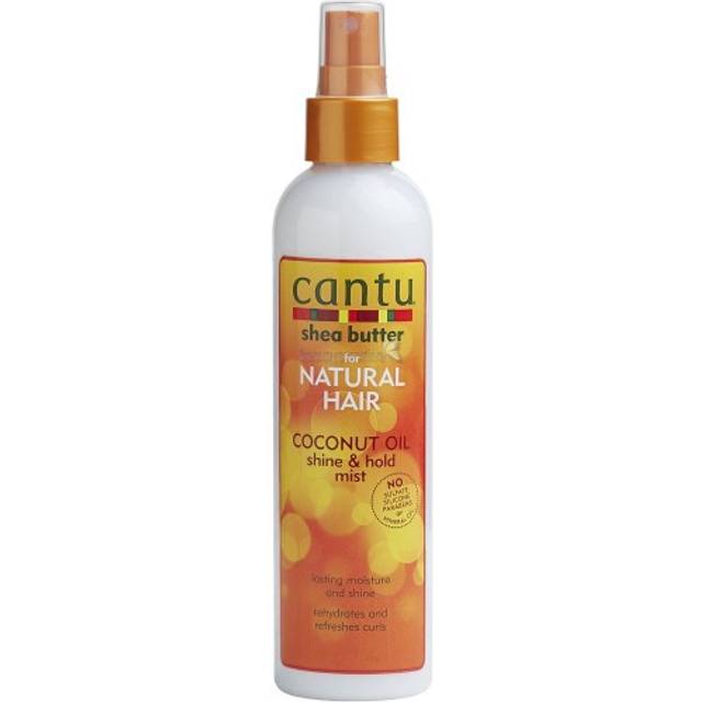 Cantu Natural Coconut Milk Shine &amp; Hold Mist - 8 oz (237 ml)