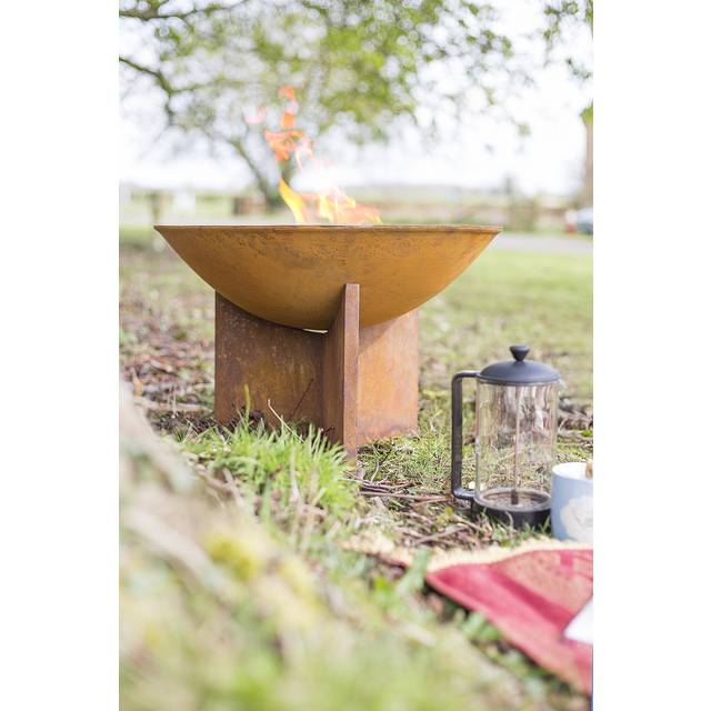 La Hacienda Kala Firepit, Natural Rusted