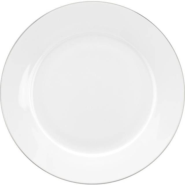 Set of 4 White Platinum Serendipity Fine Bone China Side Plates (*)