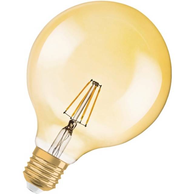 LED-LAMPA OSRAM RETRO GLOB DIMBAR E27 KLAR GOLD