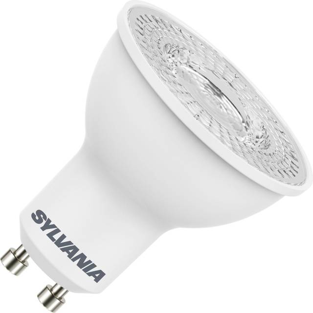 6 x Sylvania 0027445 RefLED Wide Beam LED GU10 Lamps 3000K - 4.2 Watt