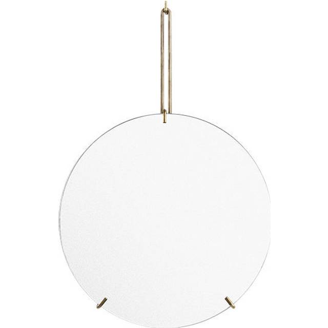 Moebe - Wall Mirror Spegel Ø 30 Cm - Mässing