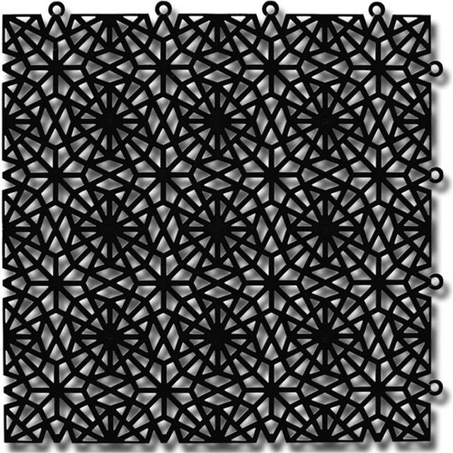 Golvplatta Bergo Royal Silk Black 1M²