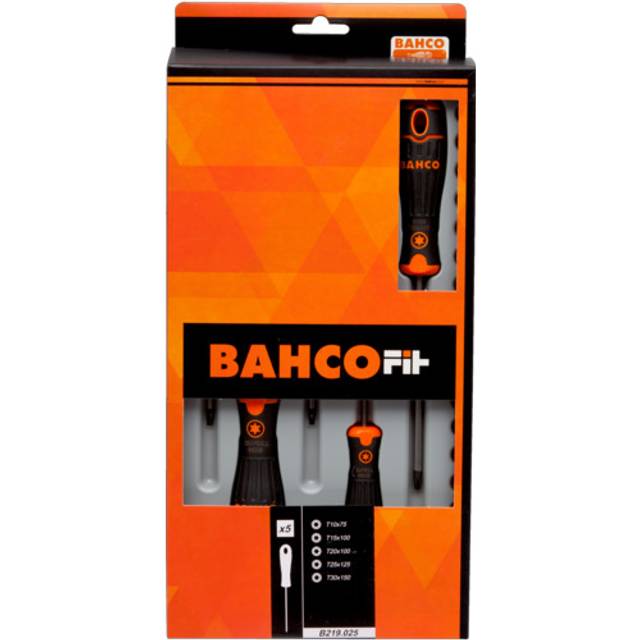 Bahco b219.025 bahcofit torx screwdriver set, 5 piece