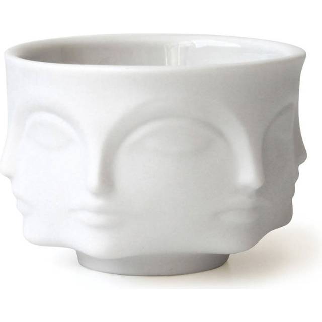 Jonathan Adler - Muse Candle Holder Bowl Matt White Ljuslykta - Mattvit