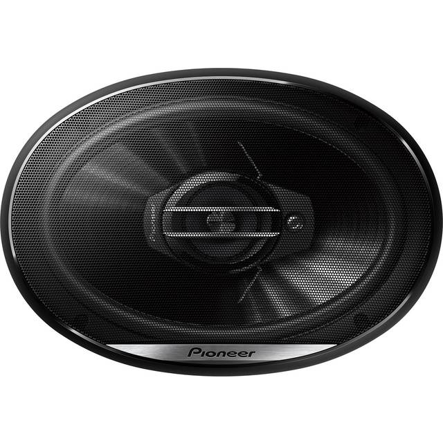 Pioneer TS-G6930F 3-vägs koaxialhögtalare (400 W), 15 x 23 cm, kraftigt ljud, IMPP-kon för optimal bas, 45 W ineffekt, 70 mm installationsdjup, 2 högtalare