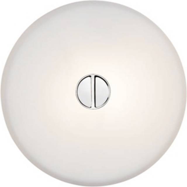 FLOS Mini Button taklampa av glas