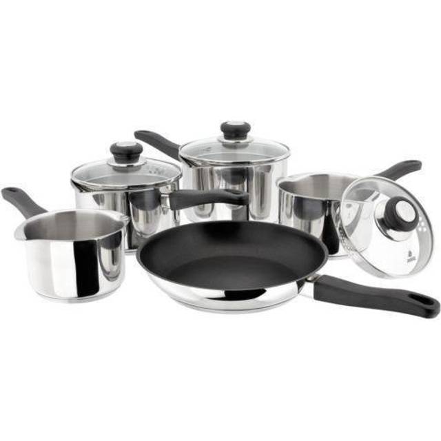 Judge, Classic - 5 Piece Saucepan Set - Silver (8)