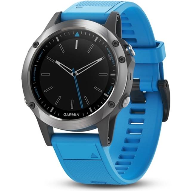 Garmin Watch Quatix 5 Steel Blue Band - Black