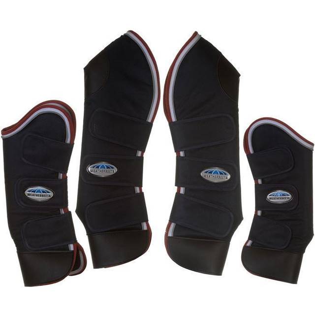 Weatherbeeta Deluxe Travel Boots - Navy/Red/White / Full