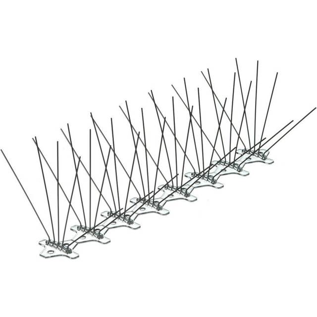 Nature 3 pcs Anti Bird Spikes Fence Wall Security Repellent 32x11x18 cm 6060160