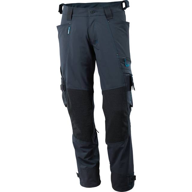 Mascot Stretch Trousers with Dyneema Kneepad Pockets - Dark Navy 90C54 (L35W38.5