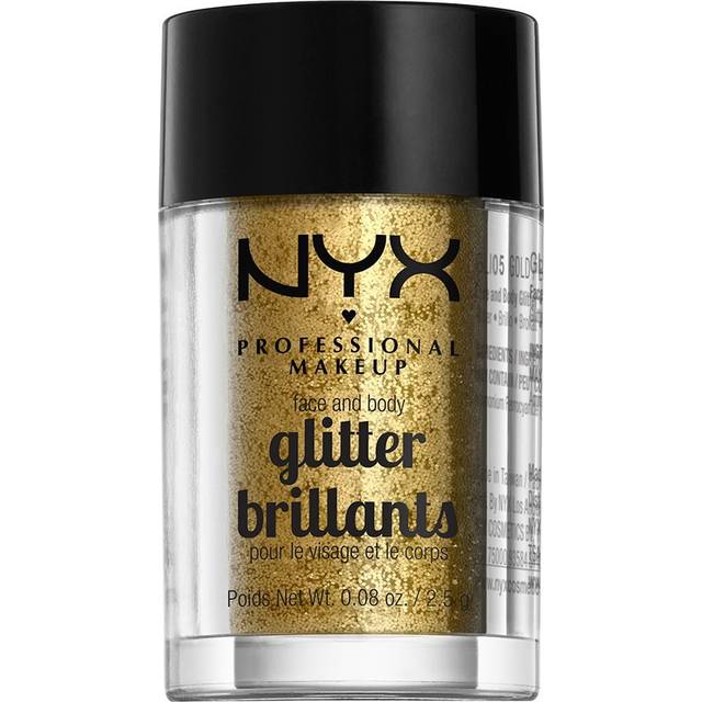NYX Face & Body Glitter Brilliants Gold 2,5 g
