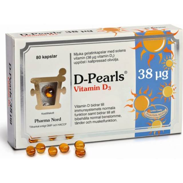 Pharma Nord D-Pearls 38 µg 80 kapslar - Multi