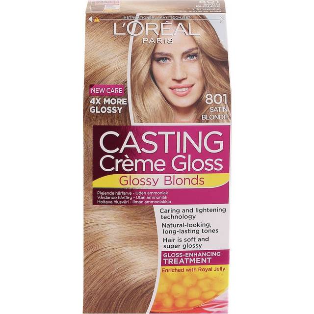 L’Oréal Paris Casting Creme Gloss Hårfärg Skugga 801 Satin Blonde 1 st.