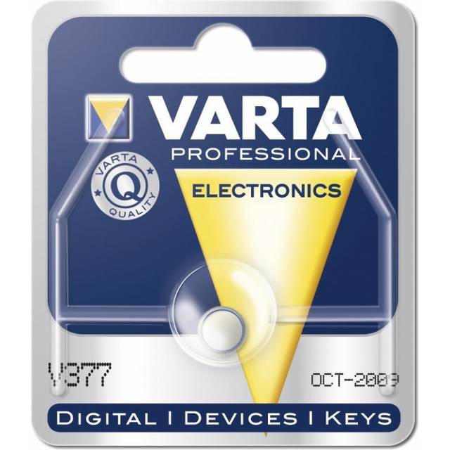 Varta 377101401 Silver Oxide SR66, SR626 1.55V 27mAh Button Cell B...