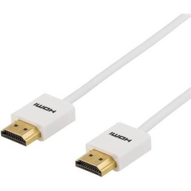 DELTACO tunn HDMI-kabel, 2m, svart (HDMI-1092)