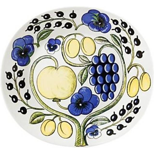 Arabia Paratiisi tallrik oval 25 cm Svart