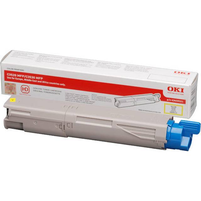 Tru Image 43459369-COM Eco Compatible Toner Cartridges for Oki (Yellow) 43459369