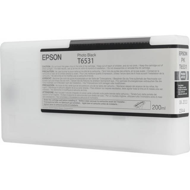 Original Epson T6531 Photo Black Ink Cartridge (C13T653100)