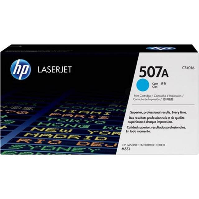 HP 507A original toner cartridge cyan standard capacity 6.000 pages 1-pack