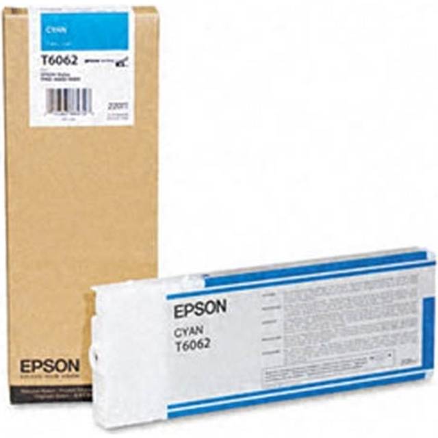Epson T6062 Cyan 220ml Ultra Chrome K3 Ink Cartridge