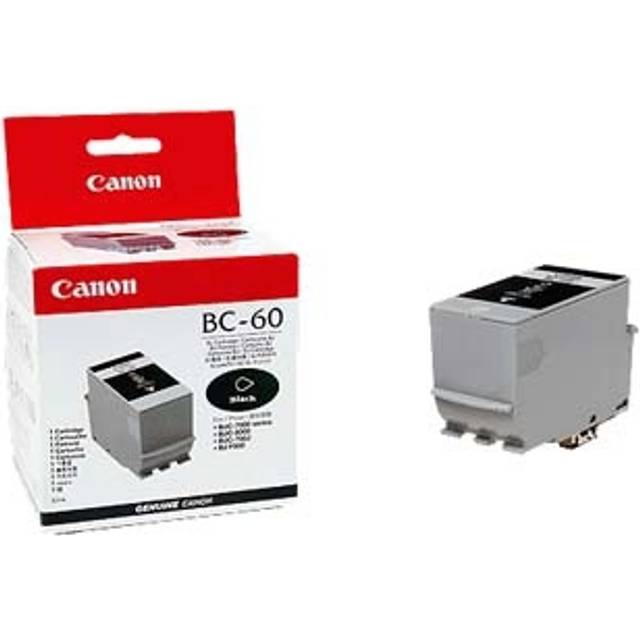 Canon BC-60 Black PrintHead with Black Original Ink Tank - black