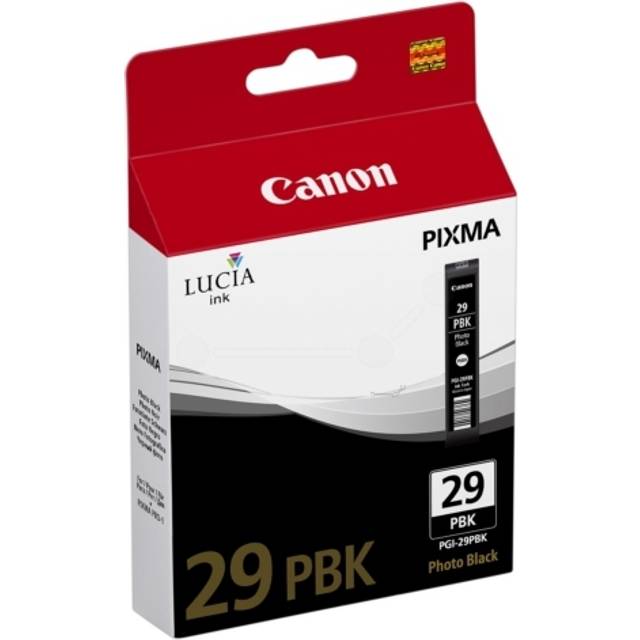 Canon 4869B001 Original Canon Lucia PGI29PBK Photo Black Ink Cartridge (PGI-29PBK)