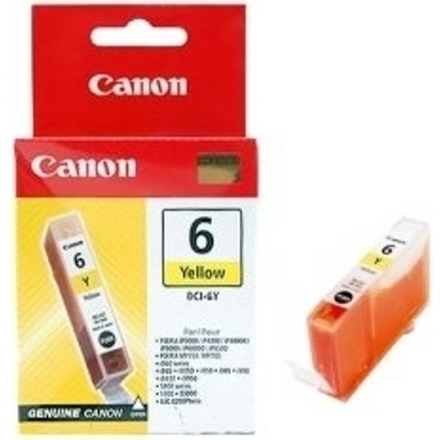 Canon 4708A002 (BCI-6 Y) Ink cartridge yellow, 210 pages @ 5% coverage, 13ml