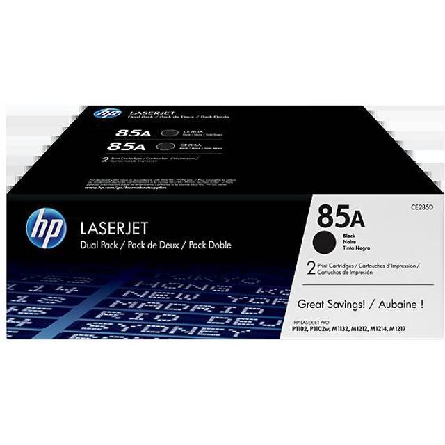 HP CE285A svart toner 2-pack 1600 sidor x 2