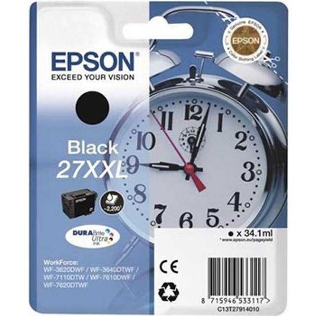 Epson 27XXL Bläckpatron Svart