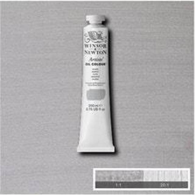 Winsor & Newton Artists Oil Paint 200ml Silver