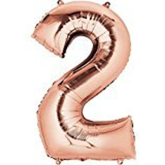 "Anagram International Foil Balloon  33""""""""  Rosegold"