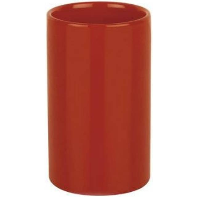 Spirella Tandborstkopp tandborsthållare keramiskt rör 7 x 11,5 cm svart