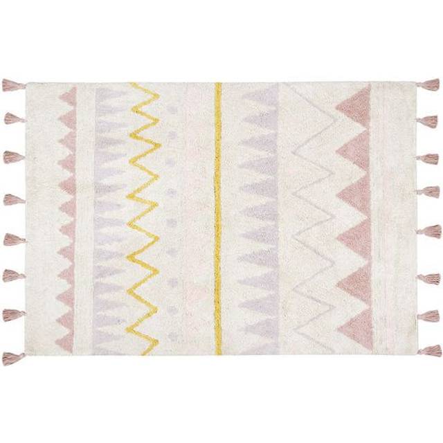 Lorena Canals - Azteca Natural - Mattor - Blue - L120 x W160 cm