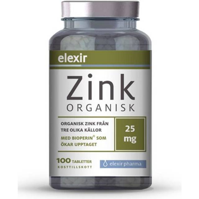 Elexir Zink 25 mg 100 tabletter