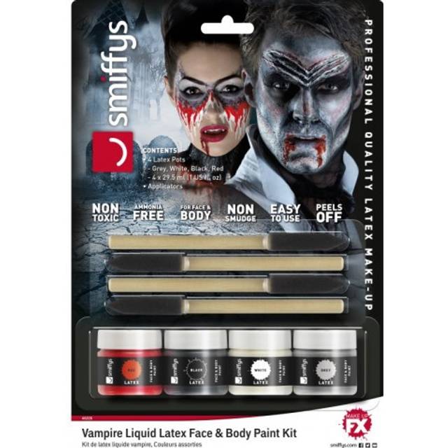 Smiffys make-up fx, vampire liquid latex kit, asso