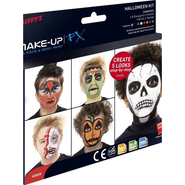Smiffy's Make Up FX, Aqua, Halloween Kit.