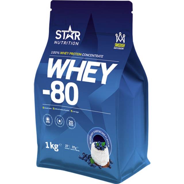 Whey-80 Vassleprotein 1 kg