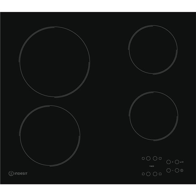 Indesit RI 161 C 58cm Ceramic Hob - Black