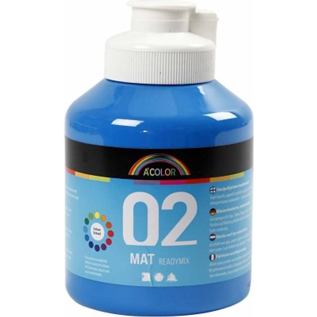 Readymix matt 500ml cyanblå