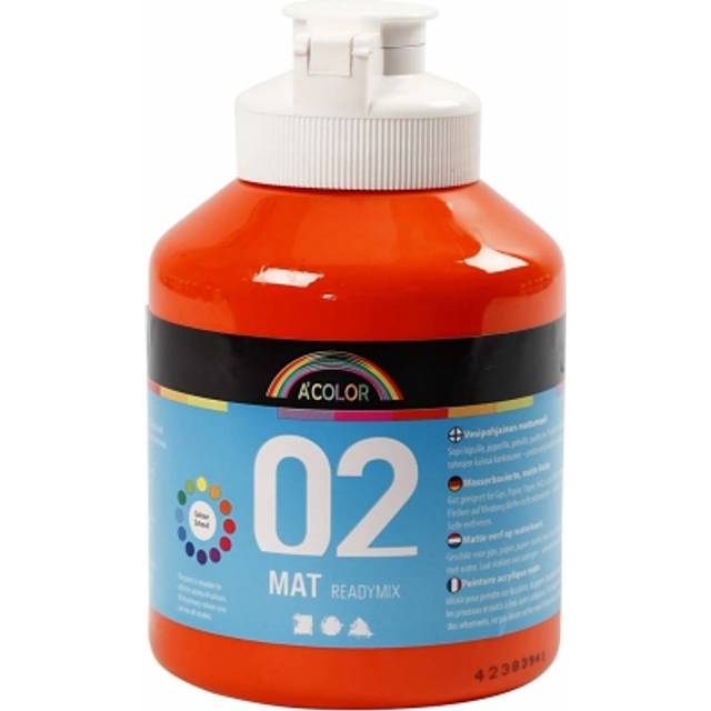 Färg Allround 02 Matt 500 ml Primärblå A-color