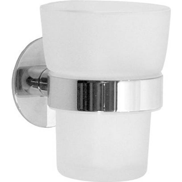 Tandborstglas Smedbo Time YK343 Krom/Frostat Glas
