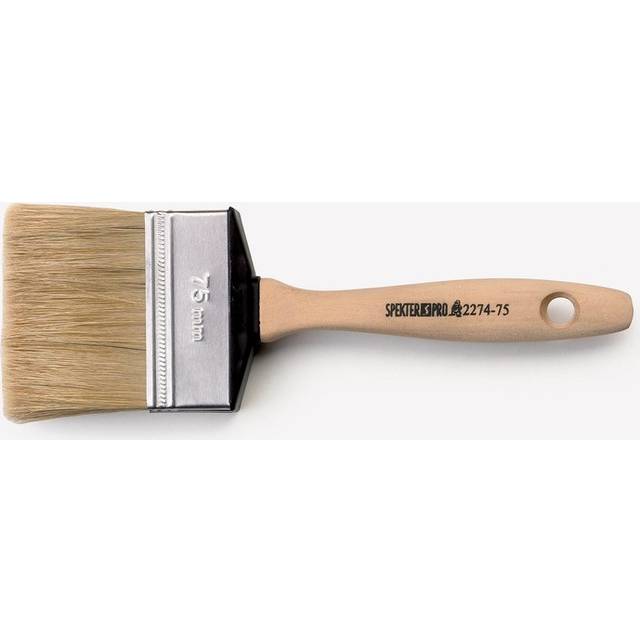 Vikan Loft- væg- facadepensel flad 75 mm Træ (S227475)